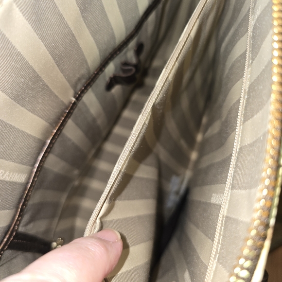 Brahmin NWO Tags Large Honey Carlisle Leather Satchel/Crossbody 15x12.5x4 - Picture 14 of 15